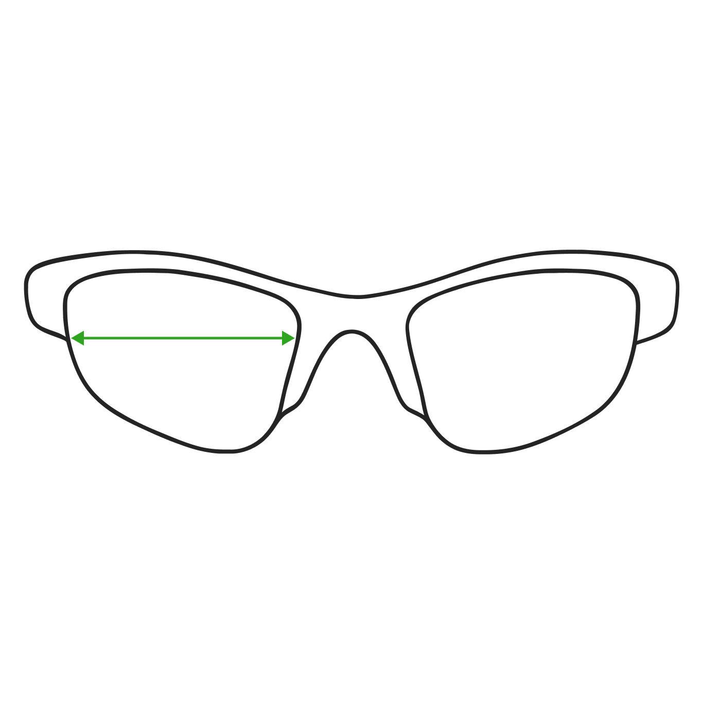 Lens breedte